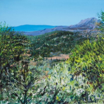 Sierra de Huétor - Óleo sobre lienzo 80x80