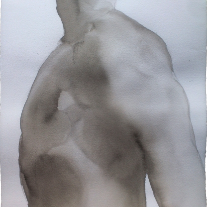 Masculino 04 - Aguada tinta china 38x42,5 cm.