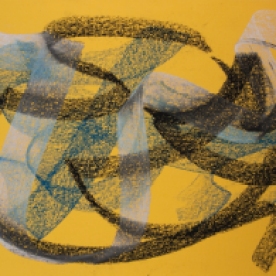 Abstr.4 - Pastel 24x34 cm.